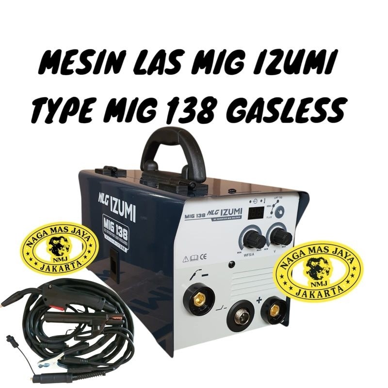 Promo Izumi Mig 138 Mesin Las Izumi Mig 120 A / Trafo Las Inverter Izumi Mig 138 120A