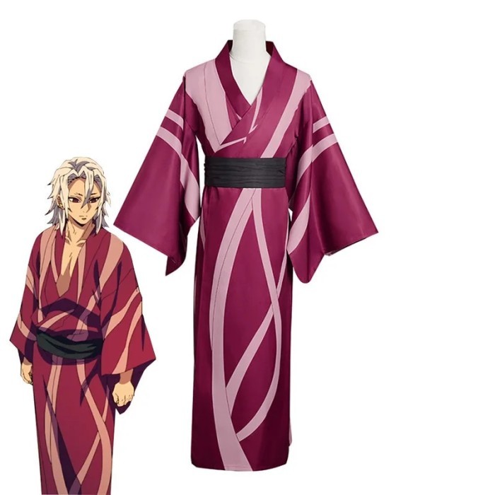 Anime Demon Slayer Kimetsu No Yaiba Uzui Tengen Cosplay Costume