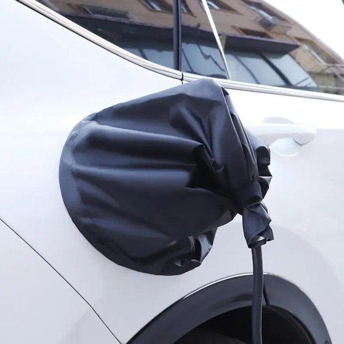 Electric Car Charger Port Rain Cover Durable EV Charger Port