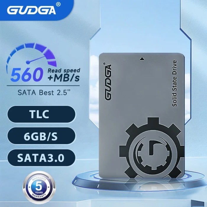 GUDGA SSD SATA 2.5 " SSD 1TB 512GB 256GB Hard Drive Disk Disc Solid