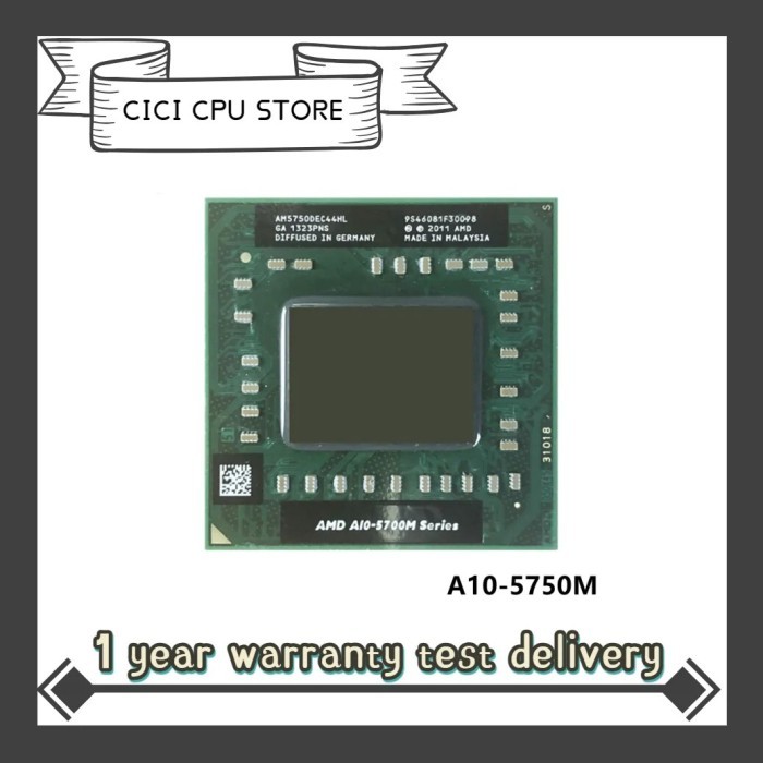 AMD A10-Series A10-5750M A10 5750M 2.5 GHz Quad-Core Quad-Thread CPU