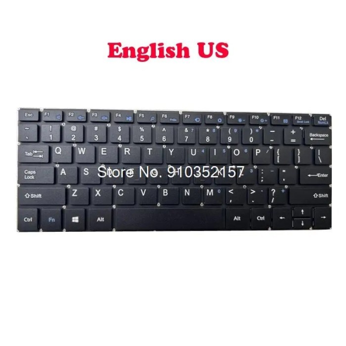 Laptop Keyboard For Teclast F5 F5R YXT-NB93-111-A MB2547012 English