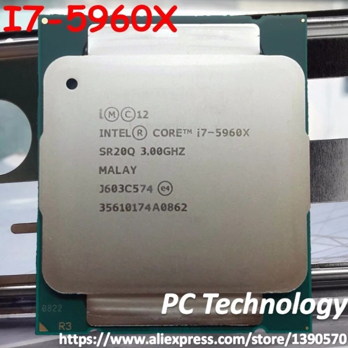 I7 5960X Original Intel Xeon I7-5960X CPU 8-cores 3.00GHZ 20MB 22nm