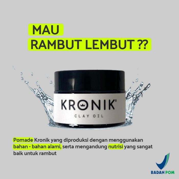 Minyak Rambut Pria Pomade Pelembab Rambut Kering Pria Clay Oil Based