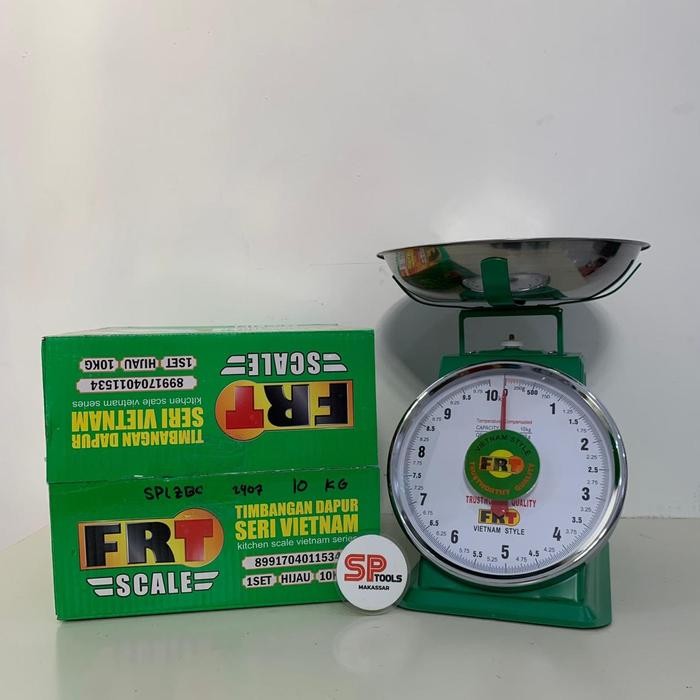 Timbangan Duduk 10Kg Analog Jarum Kue / Buah / Sayur Frt Model Vietnam Promo