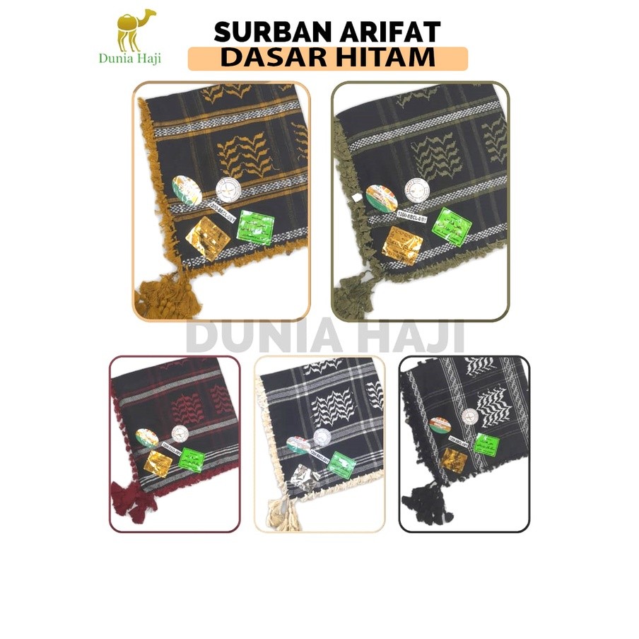 

SORBAN ARAFAT PEDANG RONCE SYAL SURBAN SEGI EMPAT SUPERIOR QUALITY OLEH OLEH HAJI DAN UMROH/PCS