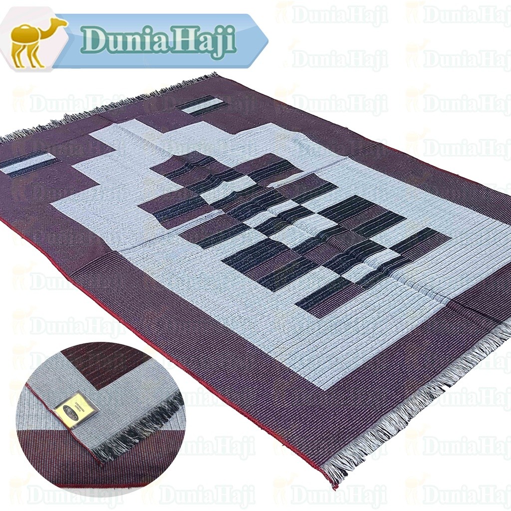 

SAJADAH ELEGAN TURKI TIPIS MURAH BESAR TRAVEL BERKUALITAS 67X105 CM OLEH OLEH HAJI DAN UMROH /PCS