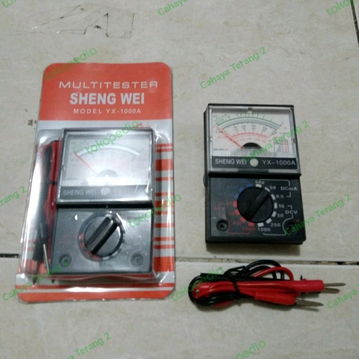 Fixpert- multitester analog mini/avometer analog/multitester kecil