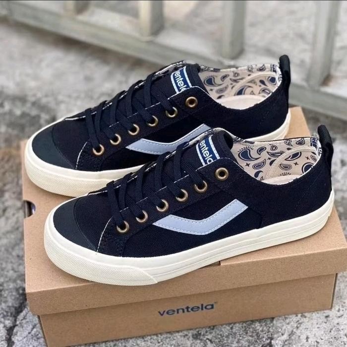 PROMO SEPATU VENTELA EVIL X HITAM ALL IS WELL LOW BLACK // SNEAKERS VENTELA EVIL