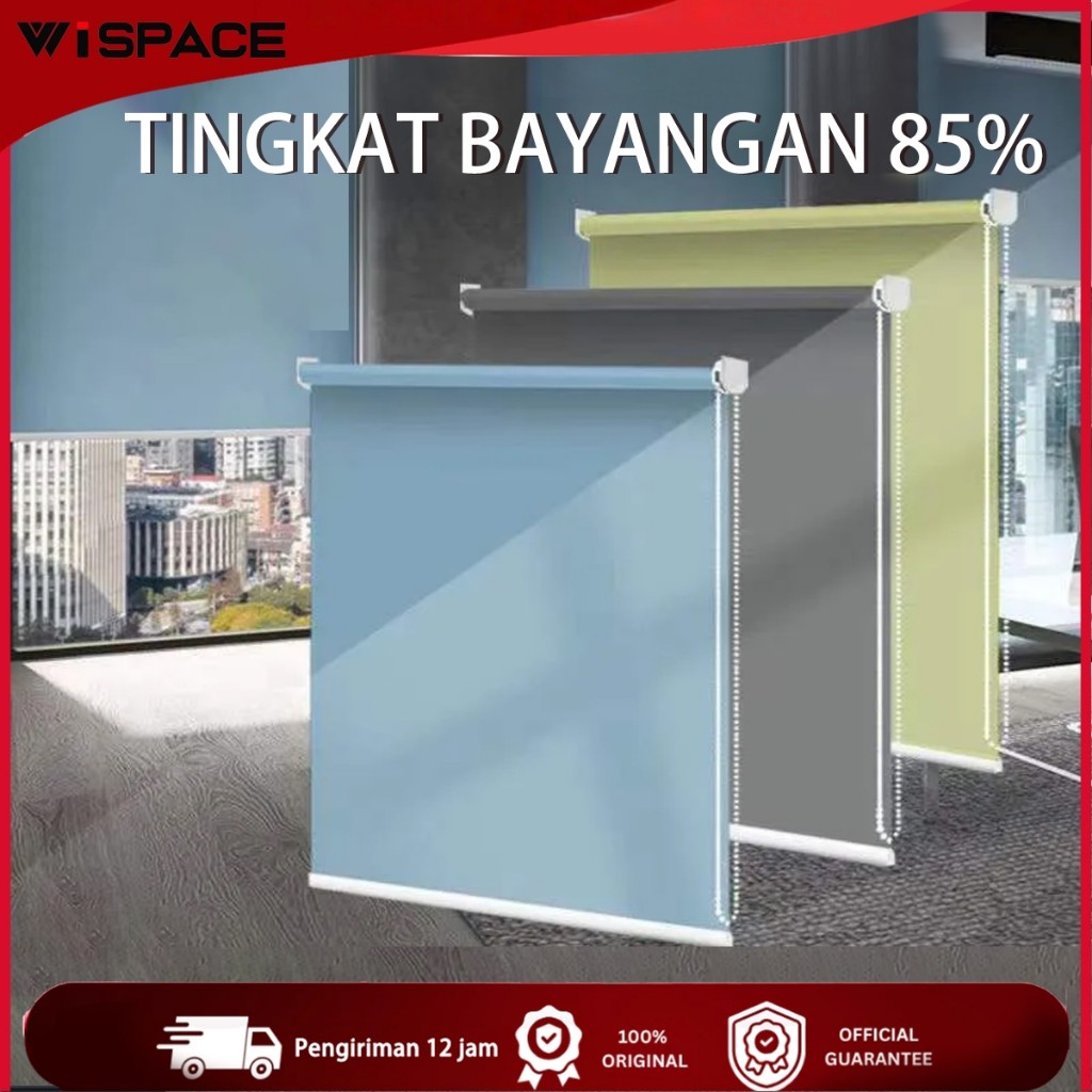 Roller Blind Jendela Roller Blind Bout 85% Tirai Jendela Tirai Jendela Non Headrail Jendela Tirai