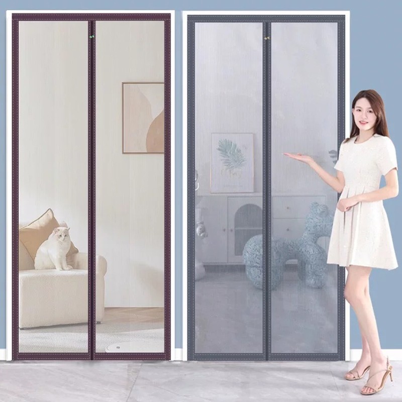 Tirai anti nyamuk PVC Tirai Magnet Elegan bahan plaik PVC 90x210cm/ 100x210cmTirai Pintu kamar Tirai