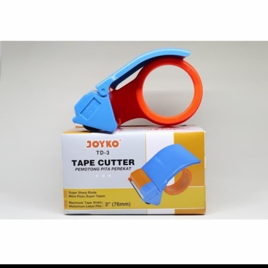 

JH8 JOYKO TD-3 Super Blade Tape Cutter Dispenser Besi 3inch / 75mm - Rumah Alat Potong Lakban TD3