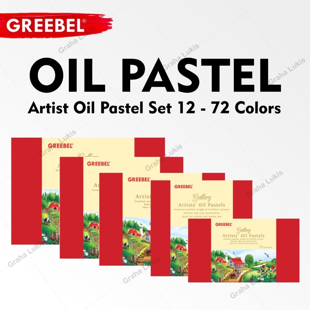

[READY] GREEBEL Artist's Oil Pastel / Krayon Set 12