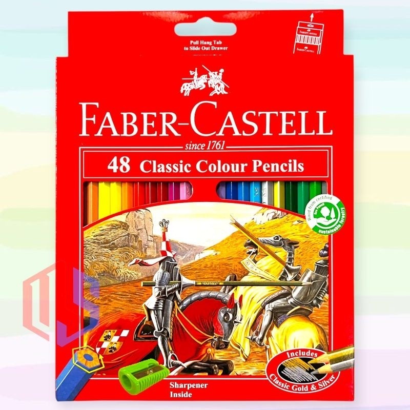 

[READY] Pensil Warna Faber Castell Panjang Classic 12,24,36,48 Warna