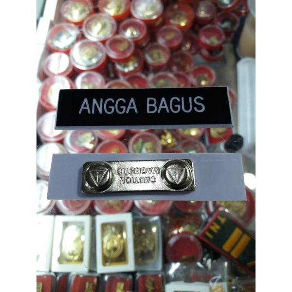 

JH8 PAPAN NAMA NAME TAG NAMA DADA Akrilik Magnet