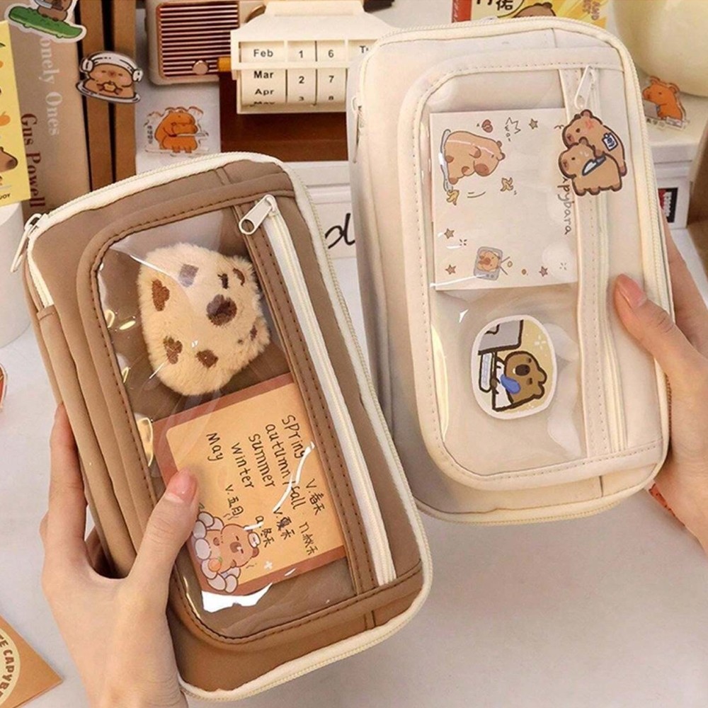 

JH8 [COD] Tempat alat tulis kotak pensil aesthetic korea Tas PenaTempat Pencil Tas Pensil kapasitas