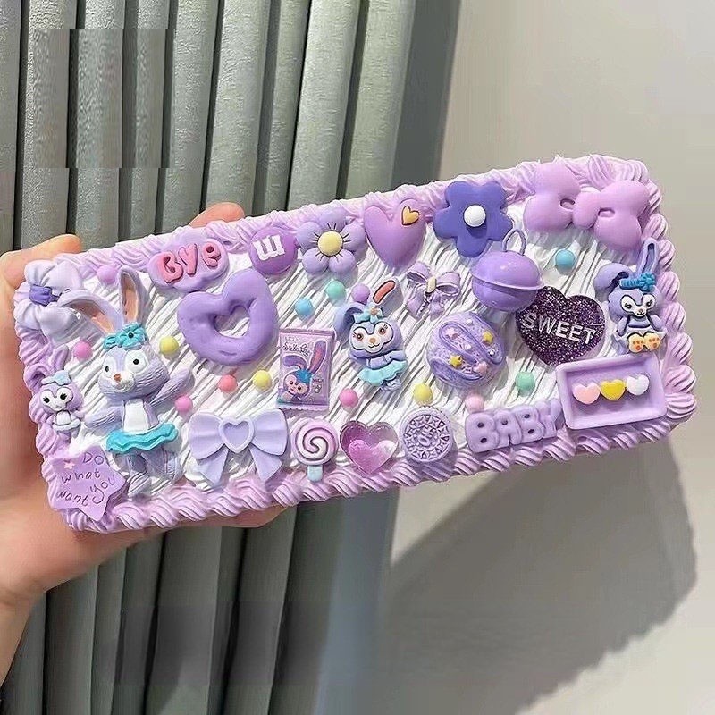 

JH8 Kit Kotak Pensil DIY Deco Cream Kit DIY Pensilcase Sanrio Soft Clay Cream Kotak Pensil Kotak