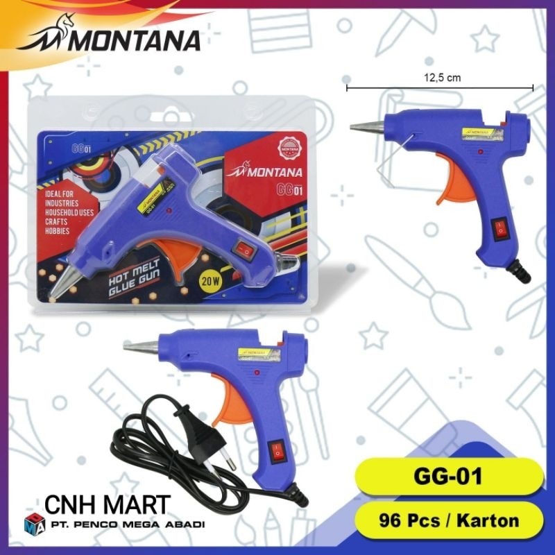 

JH8 Alat Lem Tembak Kecil Montana - Mesin Lem Tembak Kecil Montana 20 Watt - Montana Mesin Lem