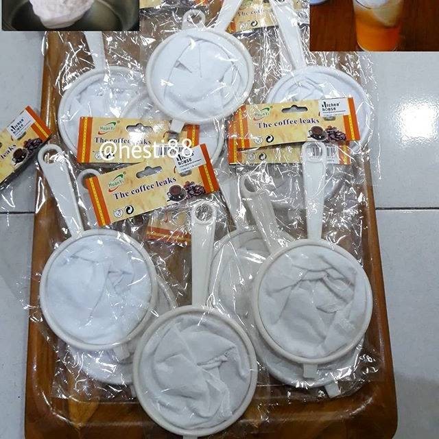 Saringan Gorengan Santan Mpasi Penggorengan Plastik Panci Kukus F8G3 Besar Stainless Teh Jumbo Estet