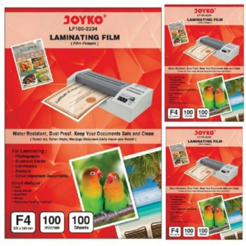 

JH8 JOYKO LAMINATING FILM FOLIO / PLASTIK LAMINATING F4 JOYKO LF 100-2234