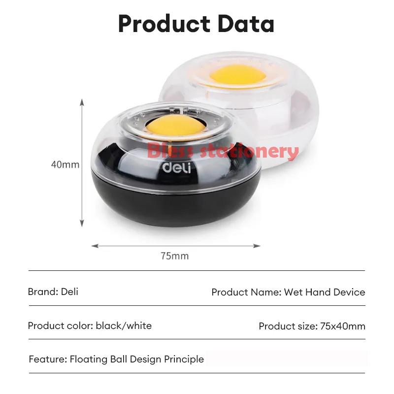 

JH8 Deli spon hitung uang busa hitung uang sponge pembasah jari