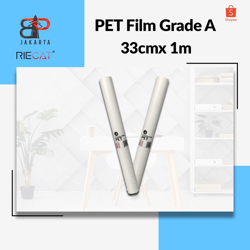 

JH8 PET FILM DTF GRADE A 33CM X 10M