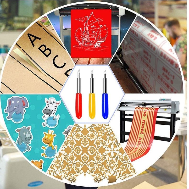 

JH8 5pcs 45/60 Derajat Cutting Sticker mata pisau Roland Roland Blade Roland Cutting Plotter Vinyl