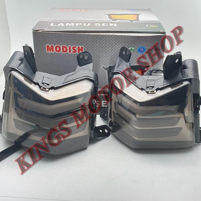 LAMPU SEIN SEN LED + SENJA WARNA MERAH YAMAHA NMAX MERK MODISH