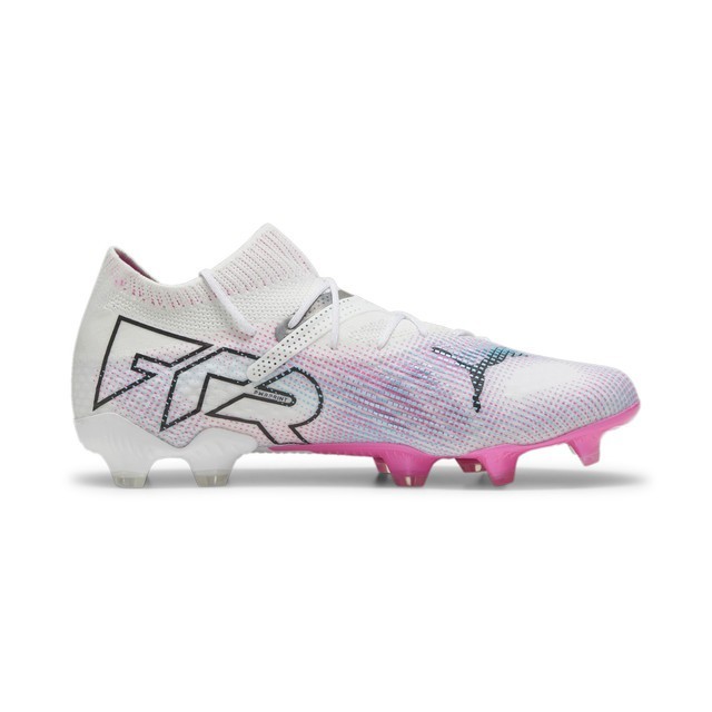 (Expert) PUMA Sepatu Sepak Bola FUTURE 7 ULTIMATE FG/AG White-Black-Poison Pink