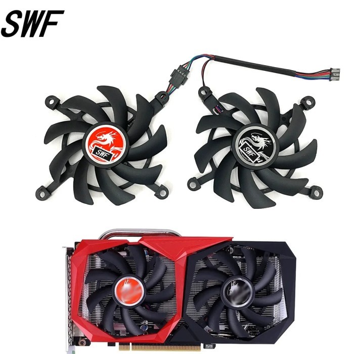 2PCS/lot 4Pin RTX 2060 2060SUPER Replace for COLORFUL GeForce GTX