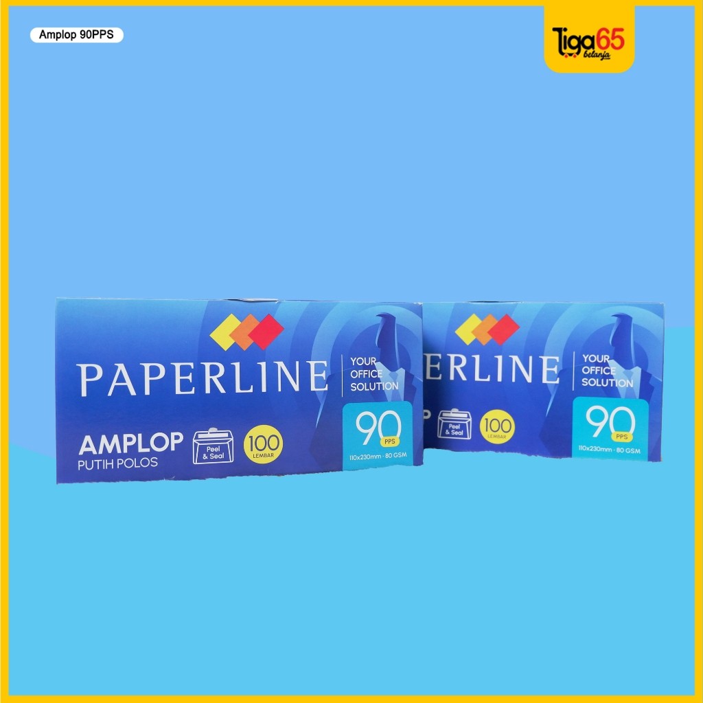 

Amplop Dl Putih Polos Paperline 90 Isi 100 (110 X 230 Mm) 80 Gsm