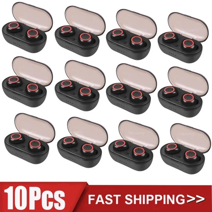 5Pcs 10Pcs Wholesale Y50 TWS Wireless Headphones Bluetooth Earphone