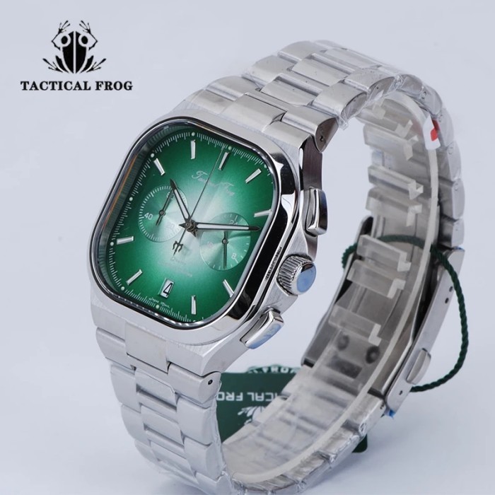 Tactical Frog 40MM Men's Watch VK64 chronograph Quartz Watch Sapphire