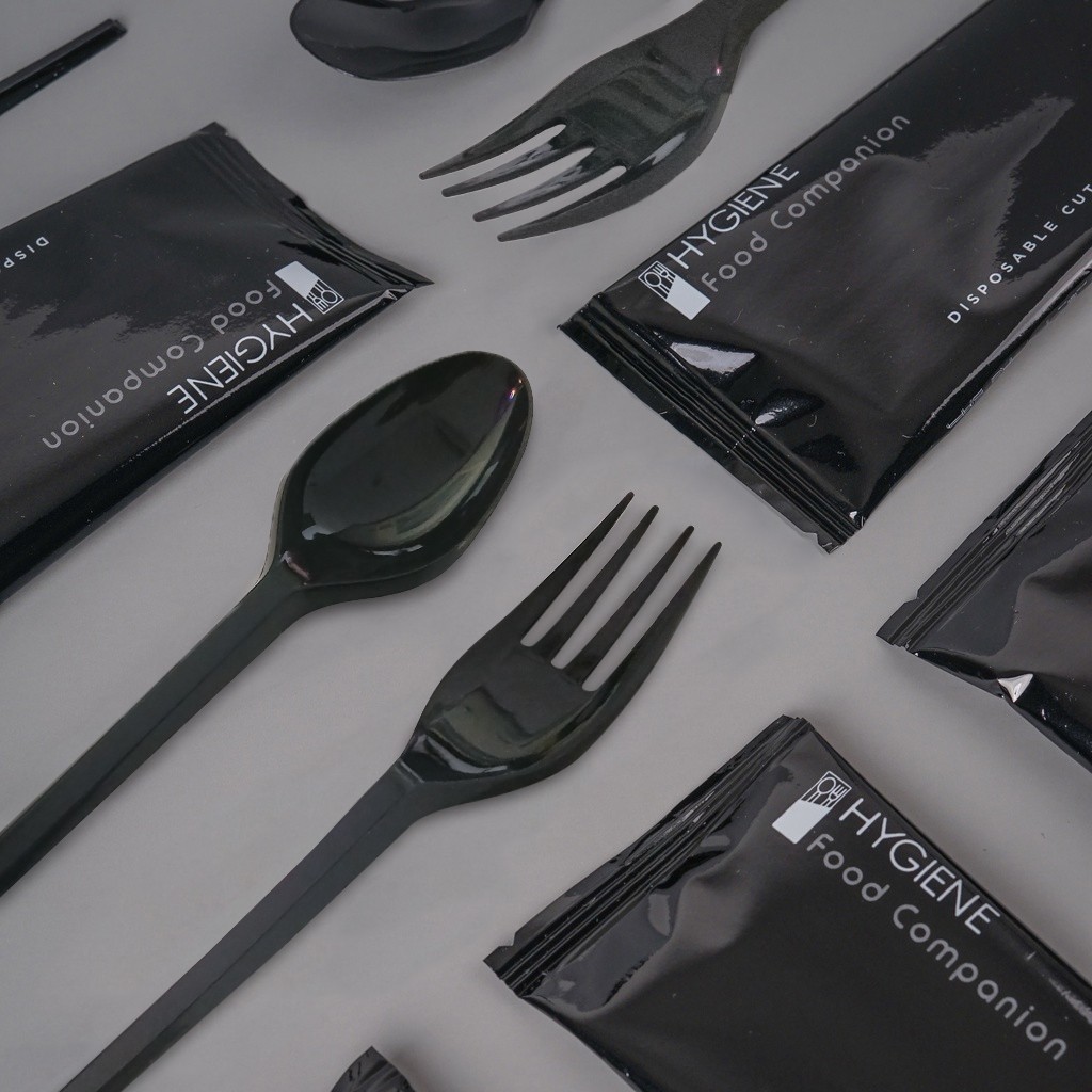 SET SENDOK GARPU PLASTIK PREMIUM / SENDOK SET HYGIENE PREMIUM LENGKAP