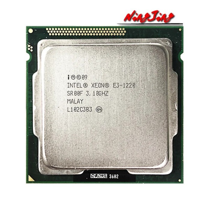 Intel Xeon E3-1220 E3 1220 3.1 GHz Used Quad-Core Quad-Thread CPU 8M