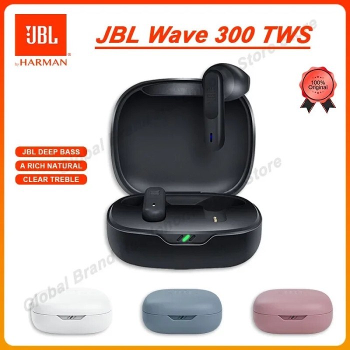 Original JBL Wave 300TWS True Wireless Bluetooth Headphones Stereo