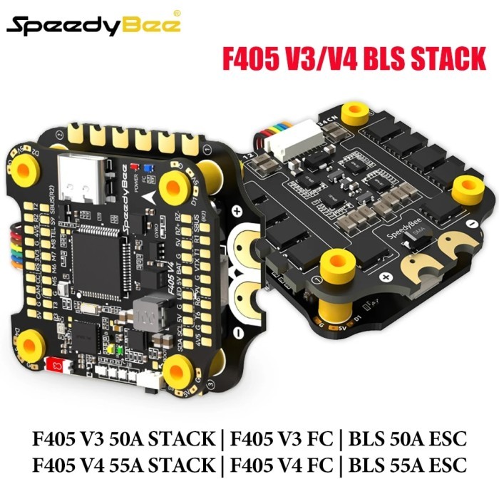SpeedyBee F405 V3/V4 FC ESC Stack 3-6S Lipo Flight Control BLS