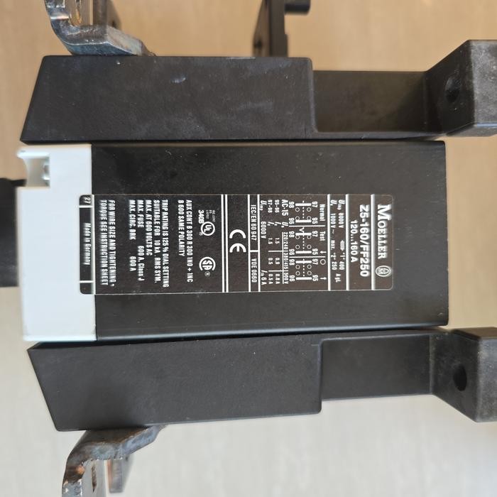 MOELLER Z5-160/FF250 MOTOR OVERLOAD RELAY 120-160A / OVERLOAD MOELLER 160A