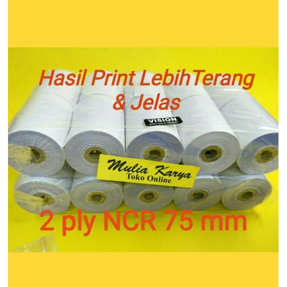 

Gilang_Store Kertas Struk atau Paper Rol EPSON TMU 220 / TMU-220D 2 ply Ncr