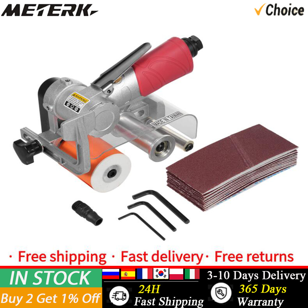 Air Belt Sander Pneumatic Roller Belt Sander Professional Belt Sander Sanding Pneumatic Tool With