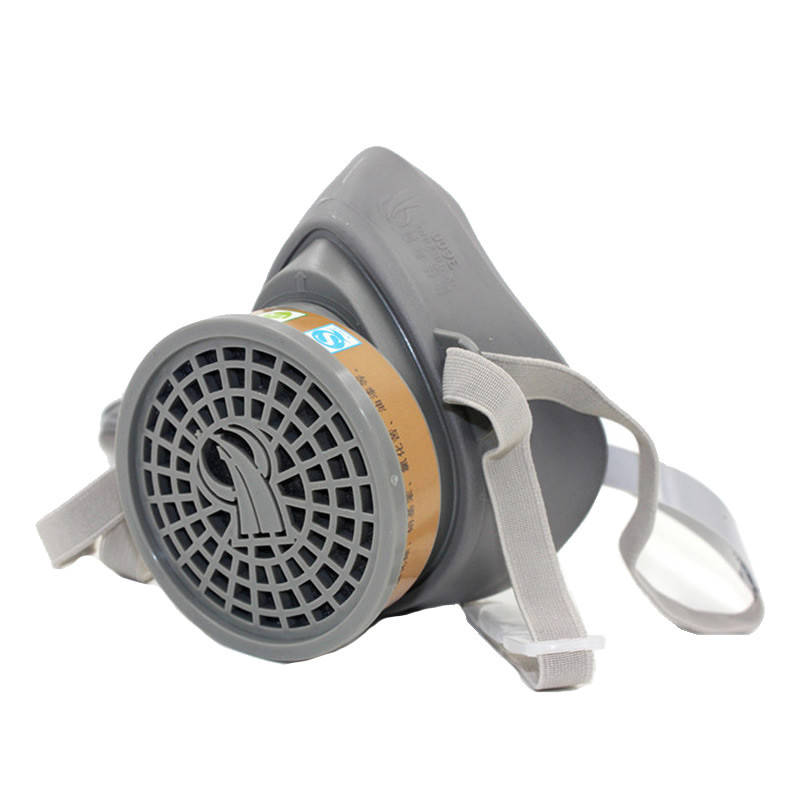 Industrial 3700 Gas Mask Half Face Respirator With Filtering Cartridge For Painting Spraying