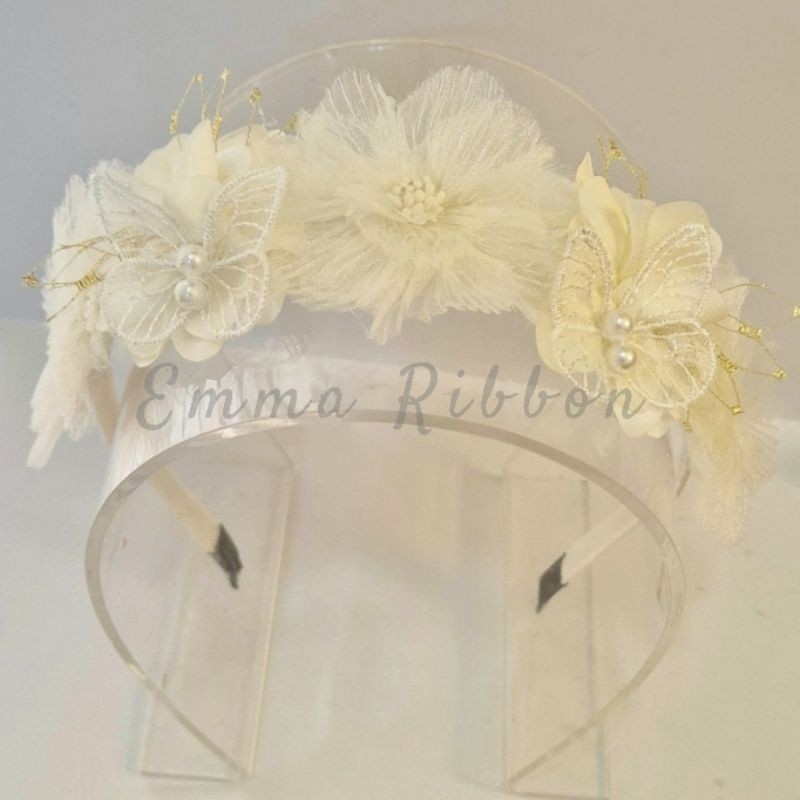 Mahkota Bunga Pengantin Flower Crown Bando Bunga