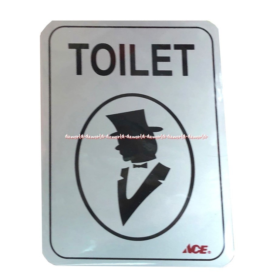 

Kris Sn Acrylic Stiker Tet WC Kamar Mandi Sticker Tanda Tet Untuk Pria Dan Wanita Ace