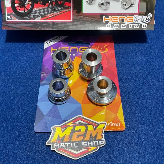 Boshing Gearbox Roda Depan Stainless Vario Beat Scoopy Heng