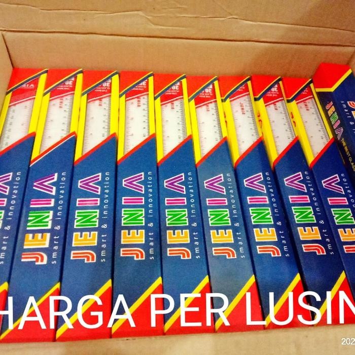 

Ready JT Penggaris plastik 30 cm jenia -12 pcs