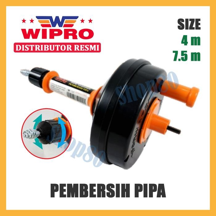 Wipro Pembersih Pipa Tersumbat Manual Drain Pipe Cleaner Pc-640 Pc-675