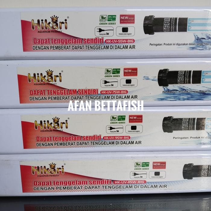 Lampu Uv Kolam Ikan Koi Hikari Big 55, 75 , 95 ,115 Watt Hikari