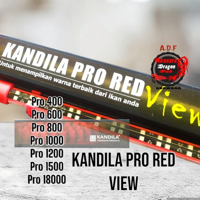 Lampu Kandila Pro Red / Lampu Aquarium View Kandila