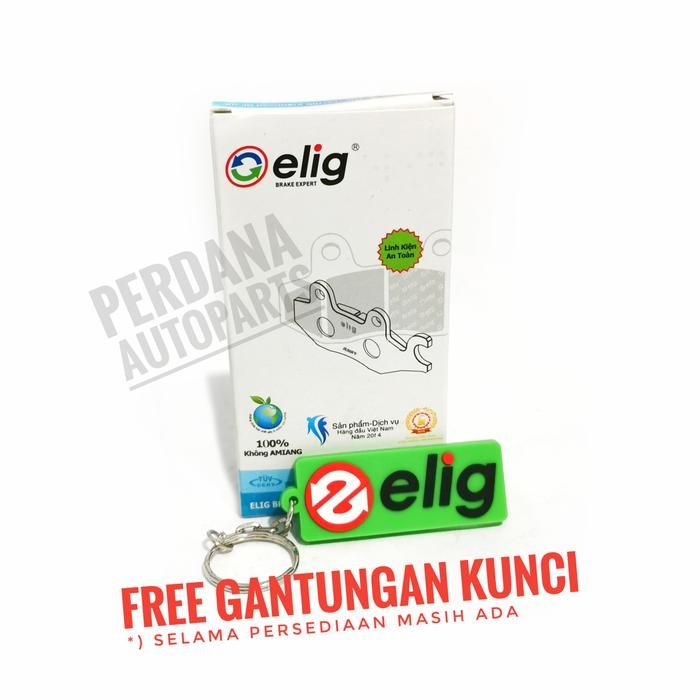 Paket Kampas Rem Nmax / New Nmax 2020 Depan Belakang Jamin Asli Elig