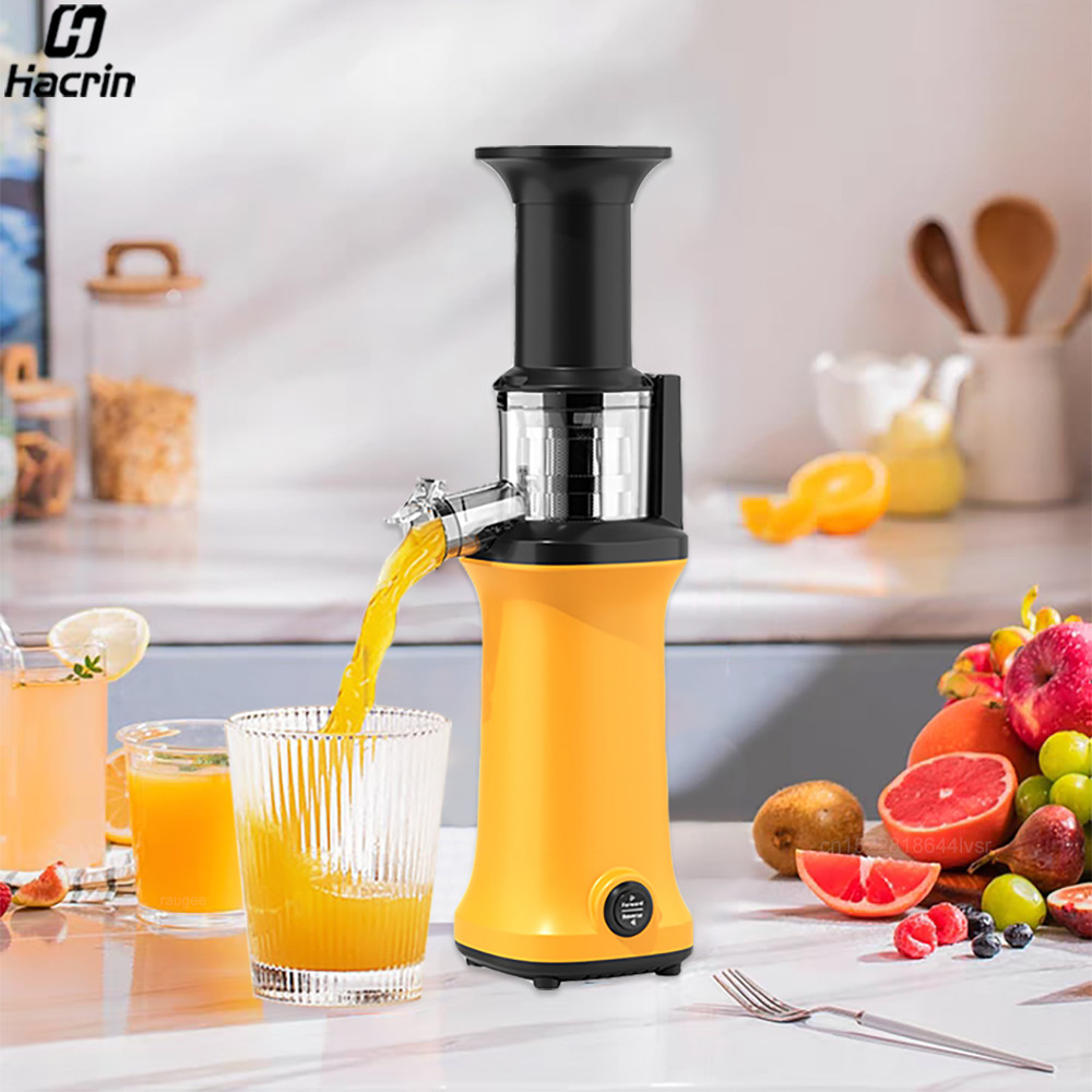 Portable Slow Juicer Cold Press Juicer Machine Fruit Vegetables Juice Extractor Slow Masticating Jui